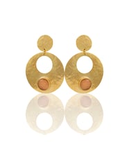 Kadir Jewellery 22 Ayar Altın Kaplama Vintage Küpe -El İşçiliği Ve Hipoalerjenik Küpe