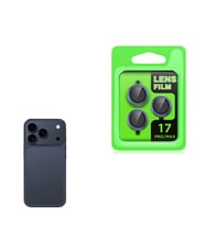 iPhone 17 Pro Max Kamera Temperli Cam Lens Koruyucu CL-07 (Lacivert)