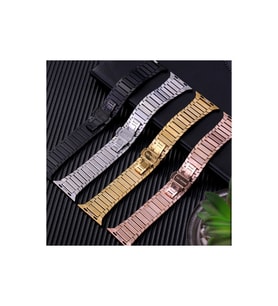 Apple Watch 42mm Kr413 Fine Steel Kordon (SAAT DEĞİLDİR) - Gold