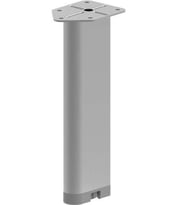 D Profil Metal Mobilya Ayağı Parlak Krom 4'lü 20 CM