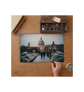 Aziz Paul Katedrali Tasarımı 240 parça Ahşap Puzzle Ahşap Kutuda MP04155