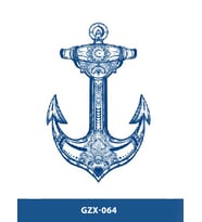GZX-064 YARI KALICI ÇAPA DESEN DÖVME-TATTO