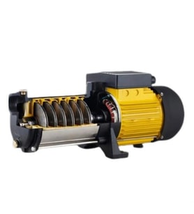 VKP S/S 9-04 M 2 HP 220v Paslanmaz Çelik Fanlı Kademeli Yatay Milli Pompa