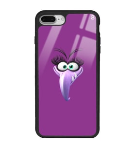 iPhone 7 Plus Purple Tasarımlı Glossy Telefon Kılıfı