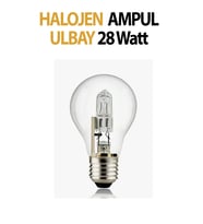 28W Halojen Ampul – Enerji Tasarruflu, Parlak ve Uzun Ömürlü (10 lu Paket) (A.Sarı)