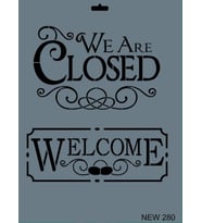Rich New Seri N-280 Stencil 35x25 cm