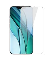 Baseus Crystal Serisi iPhone 15 Pro Max Full Koruma Tempered Cam Ekran Koruyucu 2 Adet Set (Şeffaf)