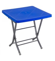 Mandella 80x80 Katlanır Ayaklı Masa Mavi