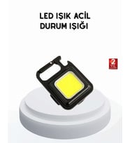Mini 800 Lümen LED El Feneri – USB Şarjlı, 3 Kademeli Işık, Şişe Açacaklı Taşınabilir Tasarım