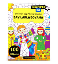 Sayılarla BOYAMA Kitabı (En Sevilen Çizgi Film Karakterleri)