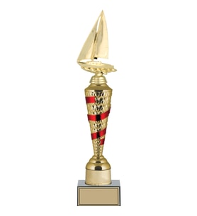 ODAK KUPA - Figürlü Kupalar - Yelken Figürlü Kupalar FG-028 B - 47 cm