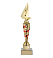ODAK KUPA - Figürlü Kupalar - Yelken Figürlü Kupalar FG-028 B - 47 cm
