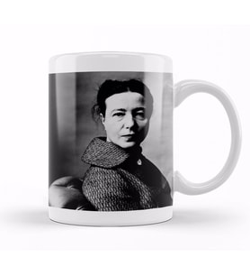 Simone De Beauvoir 01 Kupa Bardak Porselen