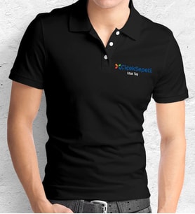 Firmalara Özel Logo Baskılı 1. Kalite   Siyah& Beyaz  Polo Yaka Tişört 5 ADET (Siyah)