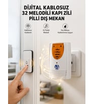 Kablosuz Kapı Zili Düzenli ve Konforlu Yaşam Alanları İçin Yeni Nesil