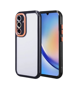 Galaxy A34 Kılıf Kamera Korumalı Renkli Kenar ve Çerçeve Tasarımlı Zore Vitamin Kapak