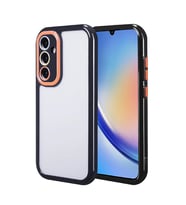 Galaxy A34 Kılıf Kamera Korumalı Renkli Kenar ve Çerçeve Tasarımlı Zore Vitamin Kapak