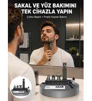 Çok Fonksiyonlu 9’u 1 Arada Tıraş Makinesi Şarjlı Saç Sakal Düzeltici Yeni Nesil