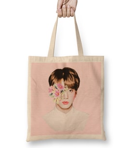 Bts Jungkook 01 Bez Çanta Uzun Saplı