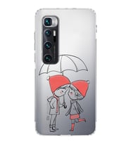 Xiaomi  Mi 10 Ultra  Kamera Korumalı Kapak Aşk Tasarımlı Şeffaf  Kılıf