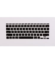 Laptop MacBook Air Klavye Koruyucu 11inc A1370 A1465 Amerika İngilizce Baskı (Siyah)