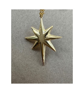 Kutup Yıldızı Kolye 925 Ayar (Gold)