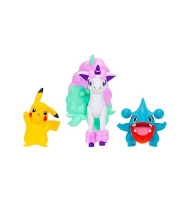 Pok 95155-F Pokemon Battle 3Lü Figür Seti Asorti
