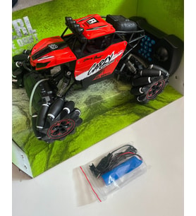 Uzaktan Kumandalı Şarjlı Off Road Arazi Kırmızı Renk Araba  1:16 Ölçütlü  26x15 Cm  2.4 Ghz Full Fonksiyonlu