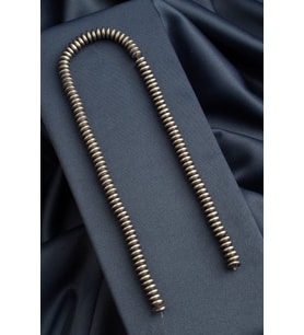 Hematit Doğal Taş Titanyum Rondela Kesim 8x3mm Dizi