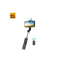 Taşınabilir Işıklı Selfie Çubuğu ve Tripod Siyah