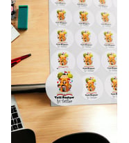 Tatil Başlıyor İyi Tatiller Yazılı Sticker Etiket  - Karne Mezuniyet Hediyesi Etiketi 35 adet -T467