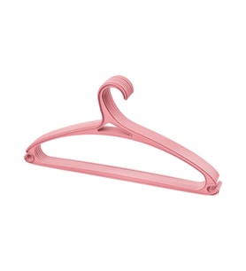 Moda Elbise Askısı 6 Lı - Pembe