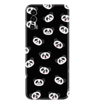 General Mobile GM 23 Kılıf Silikon Desen Özel Seri Panda Suratları 1773