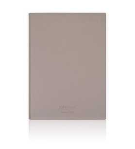 VICTORIA'S JOURNALS 1012 SOFTTONS ESNEK KAPAK 14.8x21cm A5 80gr. 128 YP.KREM ÇİZGİLİ DEFTER PASTEL K