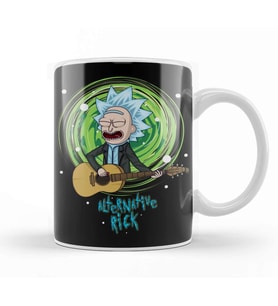 Rick Morty Alternative Rick Kupa Bardak Porselen