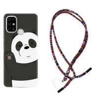 Casper E30 F20 X20 Kılıf Boyun Asklı Rasta Silikon Hello Panda 1709