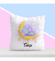 BK Gift Kişiye Özel İsimli Çocuk Beyaz Yastık-11