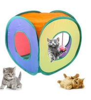 Kare Model Kedi Oyun Tüneli 40x40 İçerisinde Toplu