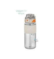 Vagonlife Tkk Pipetli Tritan Matara T-1019 600 Ml Beyaz