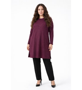 Kadın Spor Tunik BGL-ST05433 (Bordo)