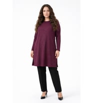 Kadın Spor Tunik BGL-ST05433 (Bordo)