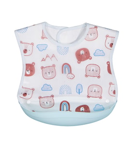 Civil Baby Ayıcık Empirme Mama Önlüğü - Yeşil Standart