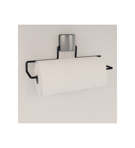 Decorev DC-5057 Dekoratif Siyah Havluluk Kâğıt Havluluk Metal Askı Siyah 