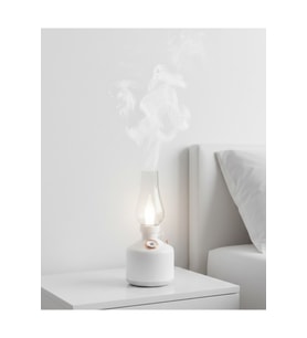 Retro Gaz Lambası Tasarımlı USB Şarjlı Aroma Difüzörü 280 ml Nano Mist Nemlendirici