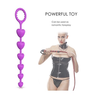 Lıly 23 Cm Kalp Şekilli Zevk Boncukları