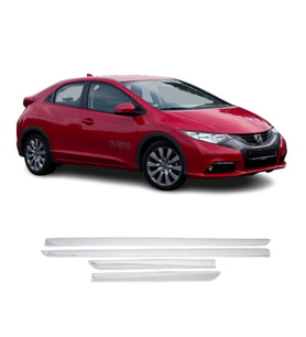 Honda Civic İ-X Krom Yan Kapı Çıtası 2012-2016 Arası Paslanmaz Çelik