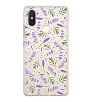 PrintiFy Xiaomi Mi 8 SE ile Uyumlu 1mm Slim Fit Water Color 3 Baskılı Şeffaf  Kılıf