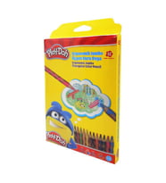 Play-Doh 12 Renk Oluklu Jumbo Kuru Boya 