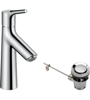 Hansgrohe Musluk Talis S (Çıkış Yüksekliği 100 Mm Ve Çekme Çubuğu Tahliye Seti) Krom