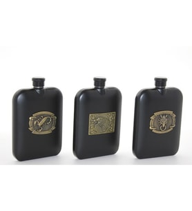 Periboia Paslanmaz Çelik Kabartmalı Tekli 6 Oz Matara (Karışık)